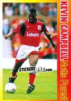 Sticker Kevin Campbell - Premier Striker 1995-1996 n. 81 - LCD Publishing