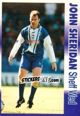 Sticker John Sheridan - Premier Striker 1995-1996 - LCD Publishing