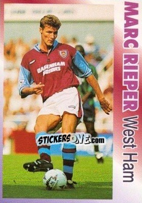Sticker Marc Rieper - Premier Striker 1995-1996 - LCD Publishing