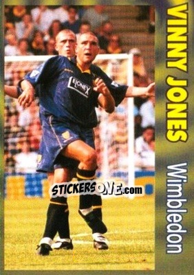 Sticker Vinnie Jones - Premier Striker 1995-1996 n. 107 - LCD Publishing