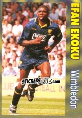 Sticker Efan Ekoku - Premier Striker 1995-1996 - LCD Publishing