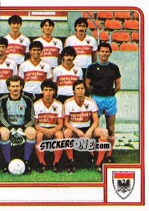 Sticker Team Photo (puzzle 2) - Football Switzerland 1984-1985 n. 3 - Panini
