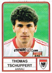 Figurina Thomas Tschuppert - Football Switzerland 1984-1985 - Panini