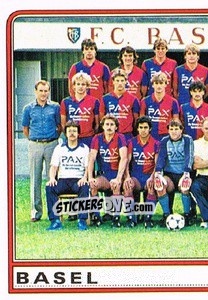 Sticker Team Photo (puzzle 1) - Football Switzerland 1984-1985 n. 20 - Panini