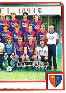 Sticker Team Photo (puzzle 2) - Football Switzerland 1984-1985 - Panini