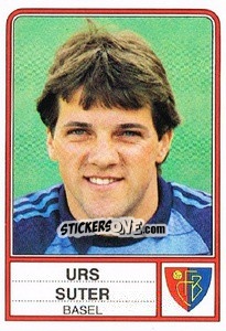 Sticker Urs Suter - Football Switzerland 1984-1985 n. 23 - Panini