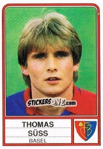 Cromo Thomas Suss - Football Switzerland 1984-1985 - Panini