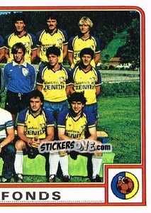 Sticker Team Photo (puzzle 2) - Football Switzerland 1984-1985 - Panini