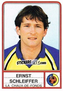 Cromo Ernst Schleiffer - Football Switzerland 1984-1985 - Panini