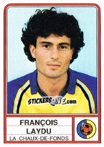 Figurina Francois Maydu - Football Switzerland 1984-1985 - Panini