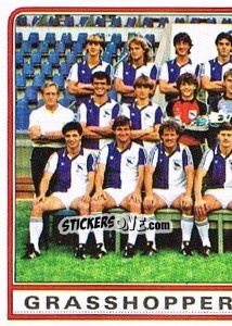 Sticker Team Photo (puzzle 1) - Football Switzerland 1984-1985 - Panini