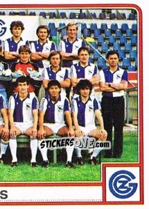 Sticker Team Photo (puzzle 2) - Football Switzerland 1984-1985 n. 57 - Panini