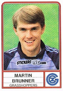 Figurina Martin Brunner - Football Switzerland 1984-1985 - Panini
