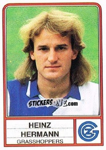 Figurina Heinz Hermann - Football Switzerland 1984-1985 - Panini