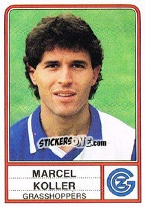 Cromo Marcel Koller - Football Switzerland 1984-1985 - Panini