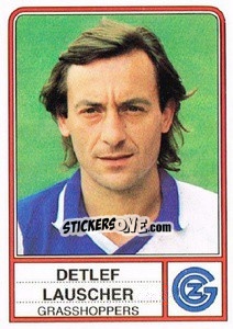 Sticker Detlef Lauscher - Football Switzerland 1984-1985 - Panini