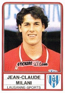 Sticker Jean-Claude Milani - Football Switzerland 1984-1985 - Panini