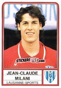 Figurina Jean-Claude Milani - Football Switzerland 1984-1985 n. 77 - Panini