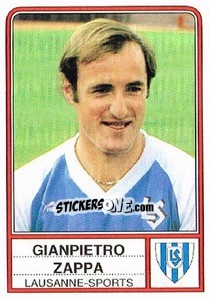 Cromo Gianpietro Zappa - Football Switzerland 1984-1985 - Panini