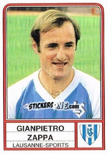 Figurina Gianpietro Zappa - Football Switzerland 1984-1985 n. 80 - Panini
