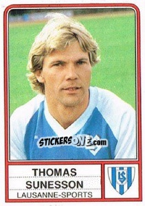 Cromo Thomas Sunesson