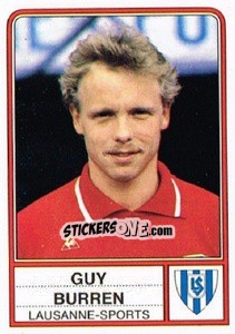 Sticker Gut Burren - Football Switzerland 1984-1985 - Panini