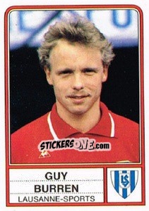 Sticker Gut Burren - Football Switzerland 1984-1985 n. 90 - Panini