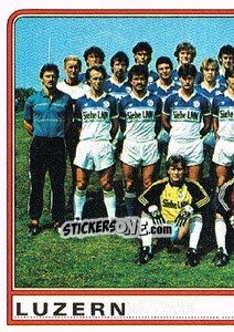 Sticker Team Photo (puzzle 1) - Football Switzerland 1984-1985 n. 92 - Panini