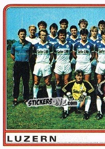 Sticker Team Photo (puzzle 1) - Football Switzerland 1984-1985 - Panini