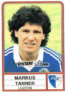 Cromo Markus Tanner - Football Switzerland 1984-1985 - Panini