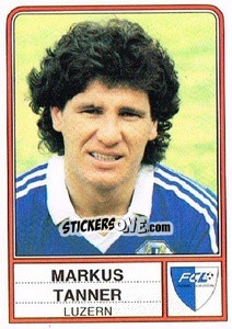 Sticker Markus Tanner - Football Switzerland 1984-1985 n. 103 - Panini