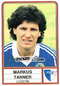 Figurina Markus Tanner - Football Switzerland 1984-1985 - Panini