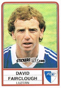 Sticker David Fairclough - Football Switzerland 1984-1985 - Panini