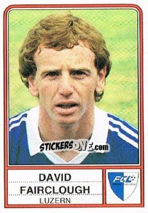 Sticker David Fairclough - Football Switzerland 1984-1985 n. 105 - Panini