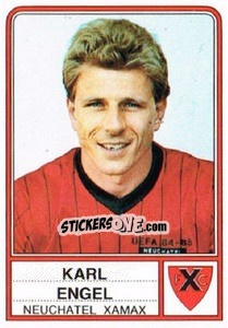 Sticker Karl Engel - Football Switzerland 1984-1985 n. 113 - Panini