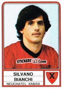 Cromo Silvano Bianchi - Football Switzerland 1984-1985 - Panini
