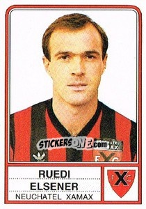 Sticker Ruedi Elsener - Football Switzerland 1984-1985 n. 124 - Panini