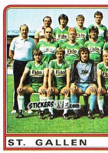 Sticker Team Photo (puzzle 1) - Football Switzerland 1984-1985 n. 128 - Panini