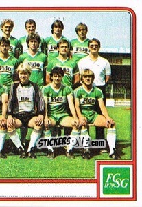 Sticker Team Photo (puzzle 2) - Football Switzerland 1984-1985 n. 129 - Panini