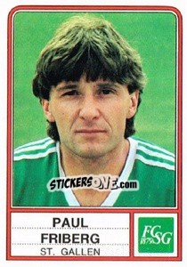 Sticker Paul Friberg