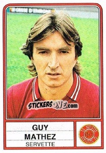Sticker Guy Mathez - Football Switzerland 1984-1985 - Panini