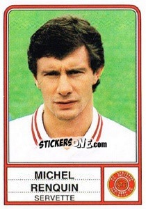 Sticker Michel Renquin - Football Switzerland 1984-1985 - Panini