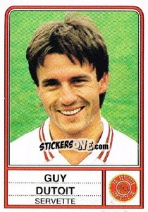 Sticker Guy Dutoit - Football Switzerland 1984-1985 n. 156 - Panini
