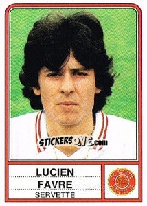 Cromo Lucien Favre