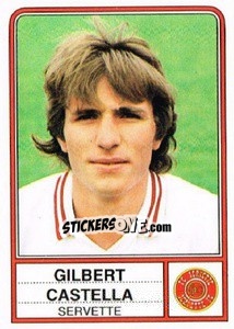 Sticker Gilbert Castella - Football Switzerland 1984-1985 n. 160 - Panini