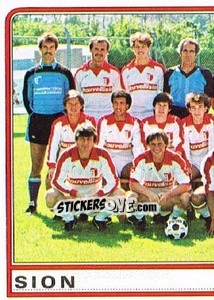 Sticker Team Photo (puzzle 1) - Football Switzerland 1984-1985 - Panini