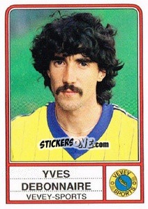 Sticker Yves Debonnaire - Football Switzerland 1984-1985 n. 191 - Panini