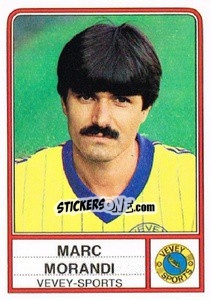 Sticker Marc Morandi - Football Switzerland 1984-1985 n. 192 - Panini