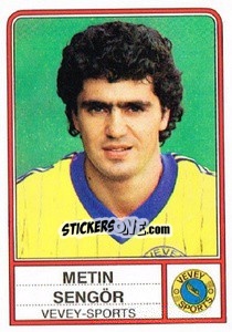 Sticker Metin Sengor - Football Switzerland 1984-1985 - Panini