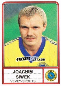 Cromo Joachim Siwek - Football Switzerland 1984-1985 - Panini